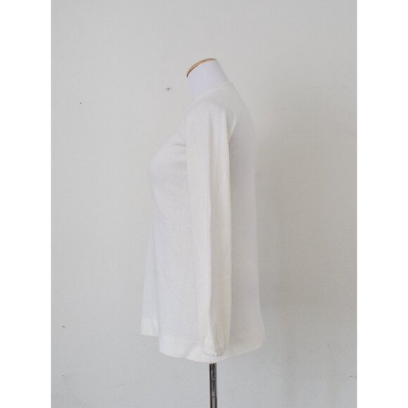 Vintage 90s Orlon/Acrylic Knit Tunic Sweater Top - Picture 3 of 10